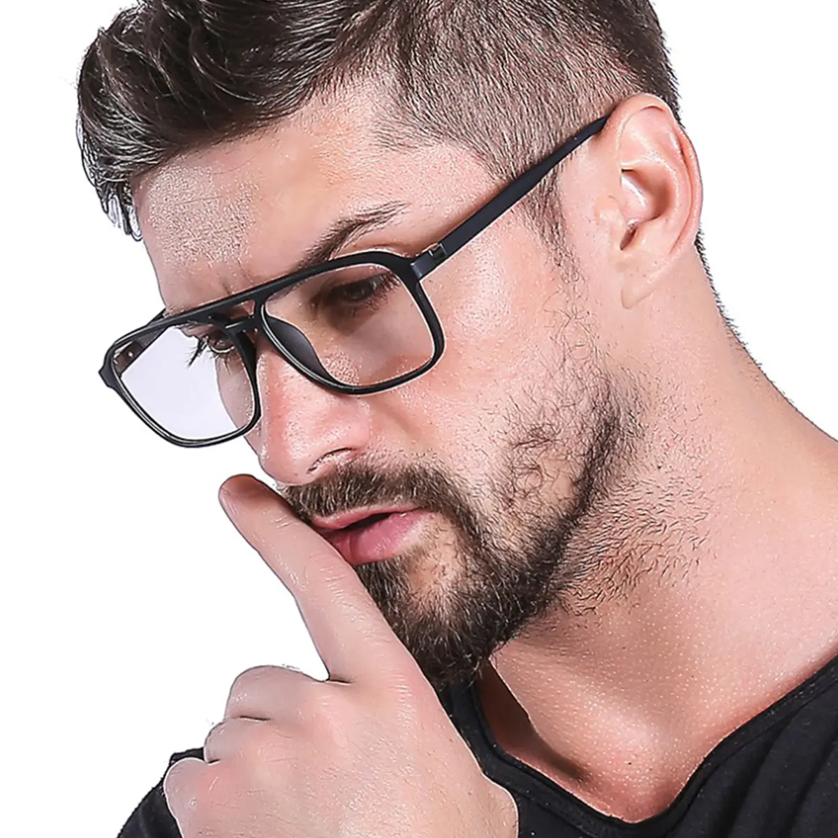 Aviator Black Eyeglasses
