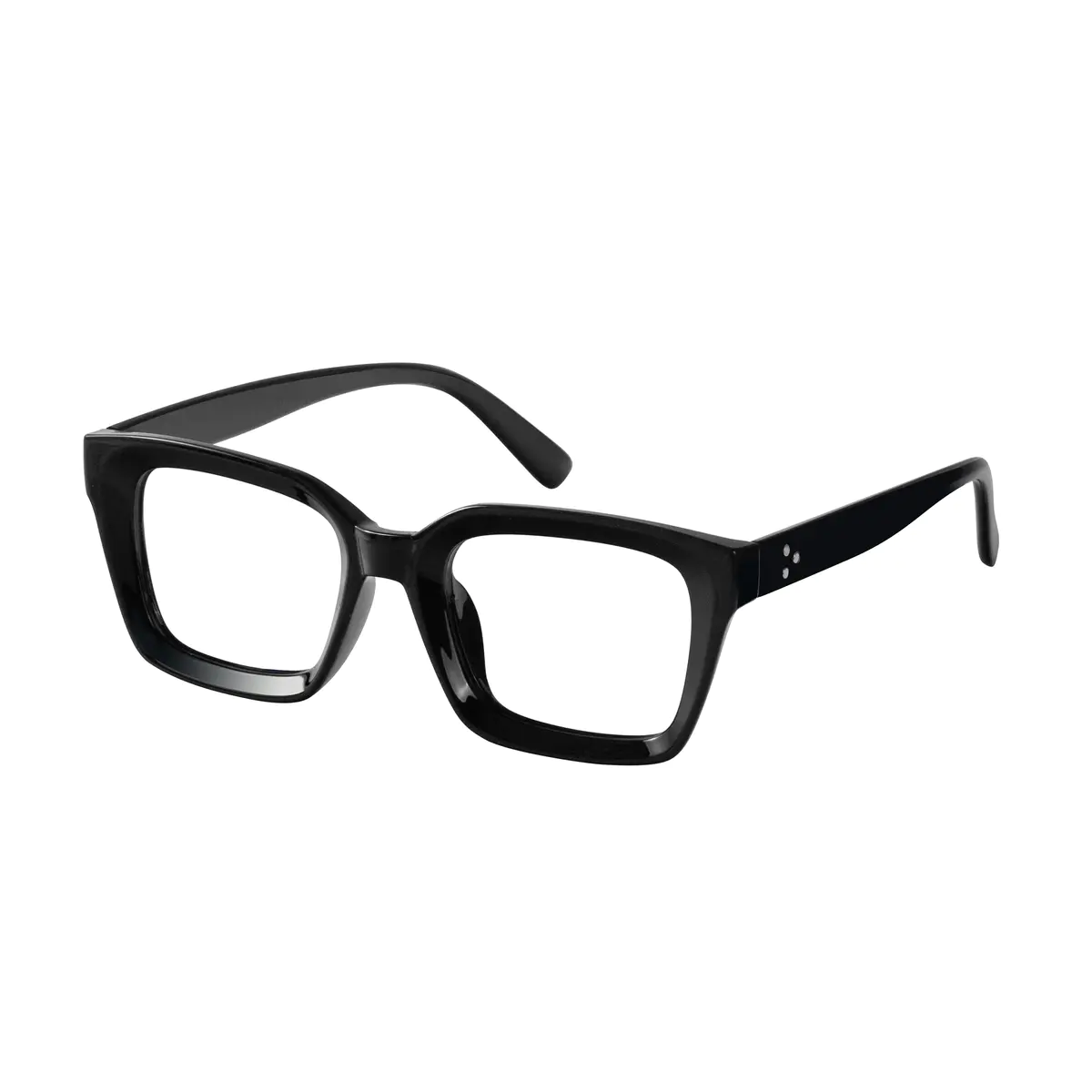 Square Black Eyeglasses