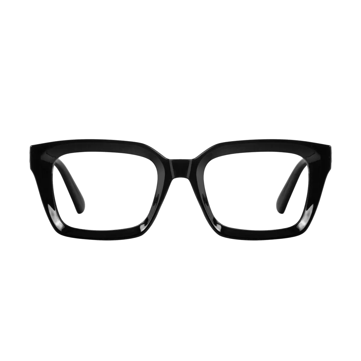 Square Black Eyeglasses