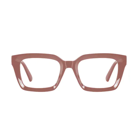 Square Brown Eyeglasses