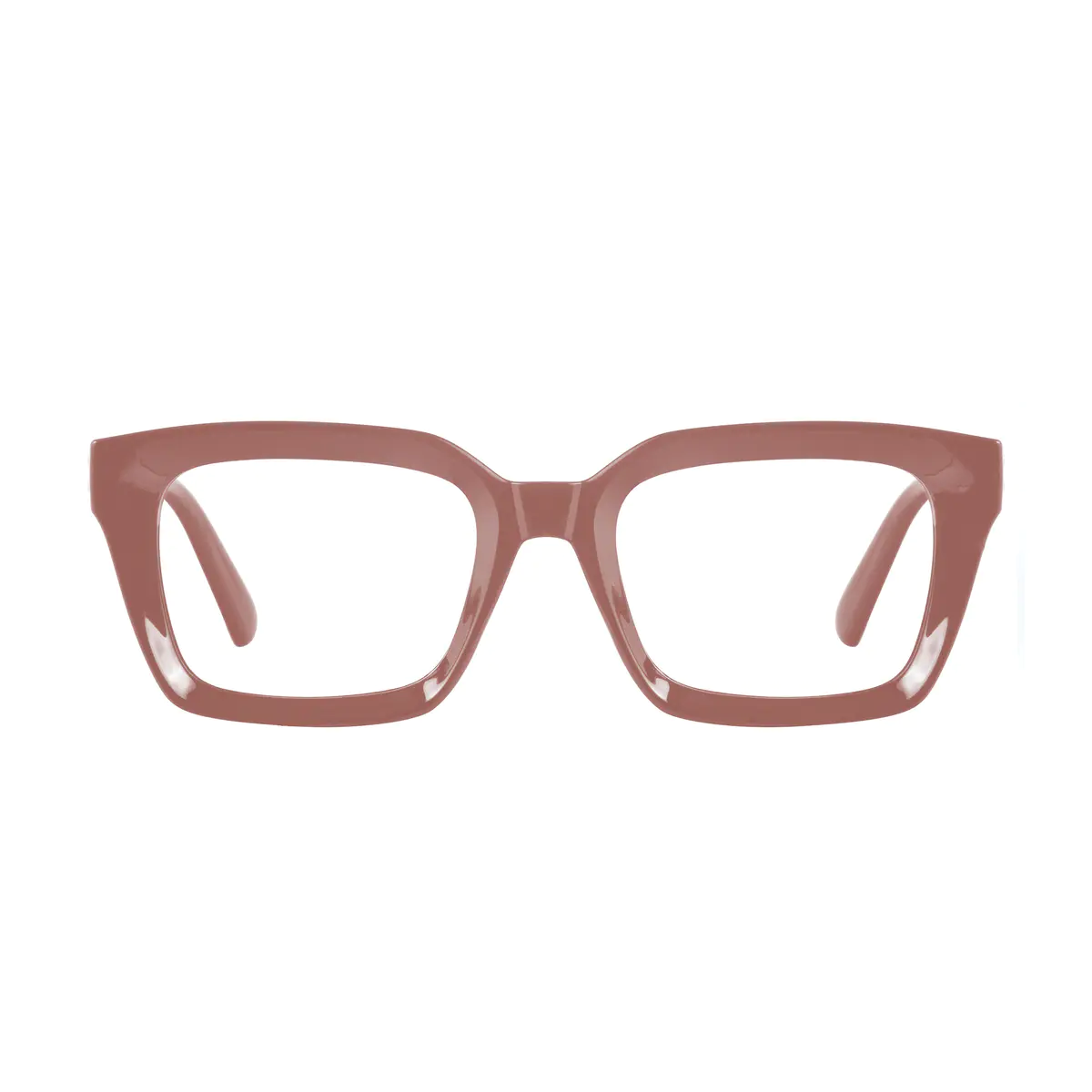 Square Brown Eyeglasses