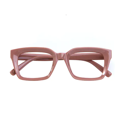 Square Brown Eyeglasses