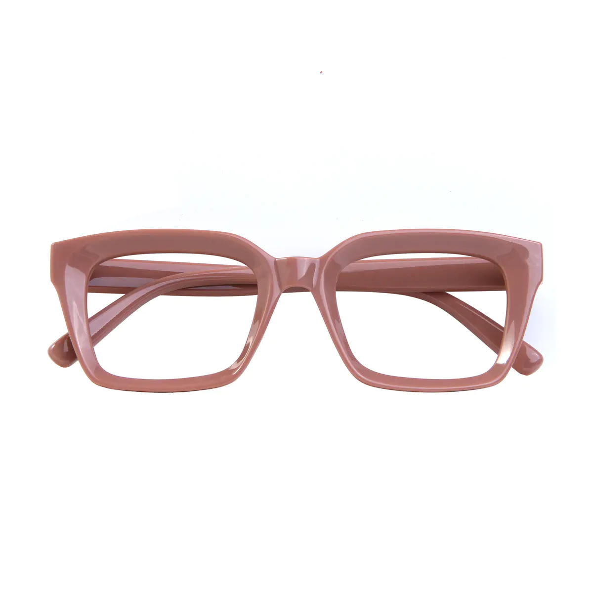 Square Brown Eyeglasses