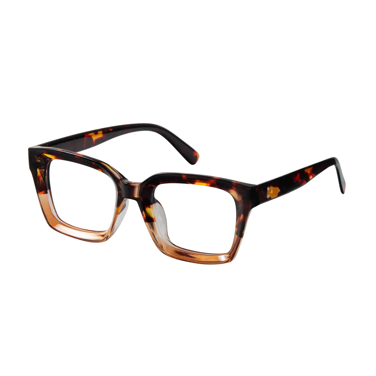 Square Tortoiseshell Eyeglasses