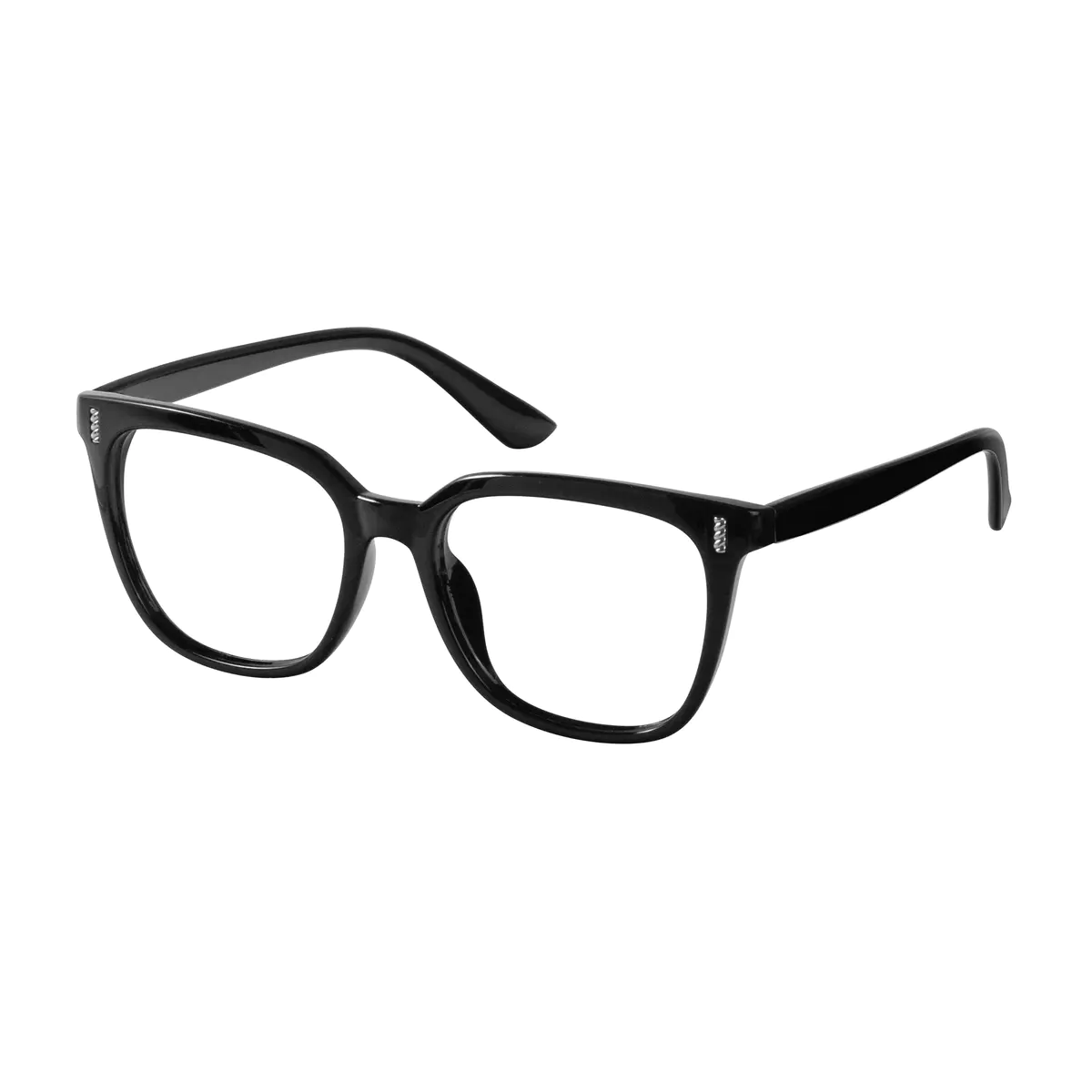 Square Black Eyeglasses