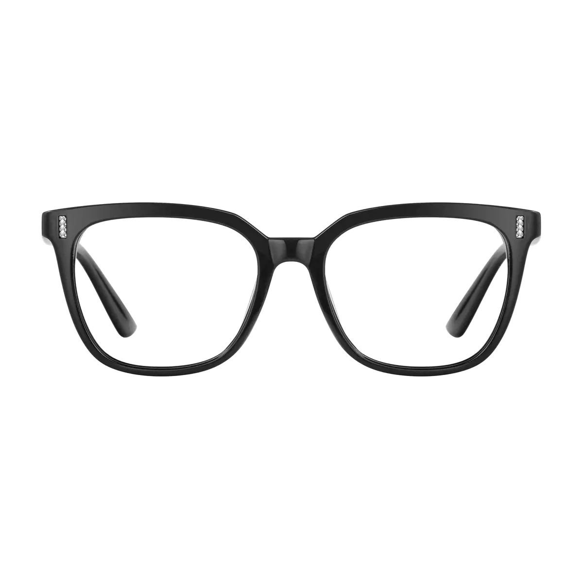 Square Black Eyeglasses
