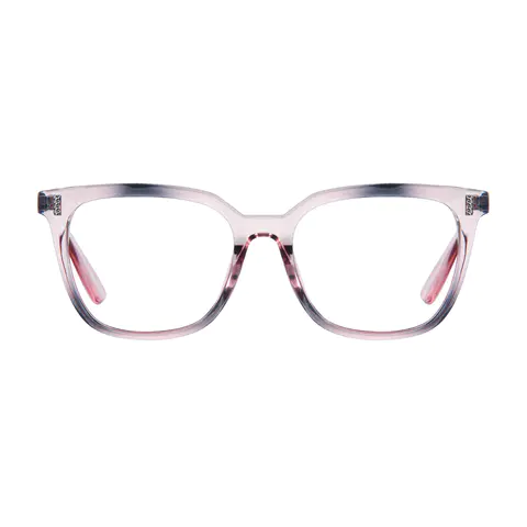 Square Gradient Pink Eyeglasses