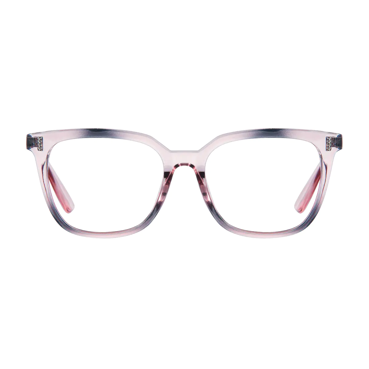 Square Gradient Pink Eyeglasses