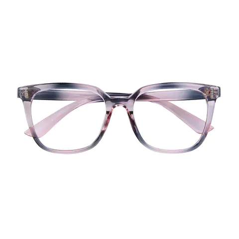 Square Gradient Pink Eyeglasses