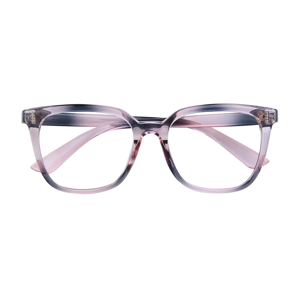 Square Gradient Pink Eyeglasses