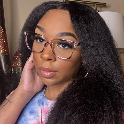 Square Gradient Pink Eyeglasses