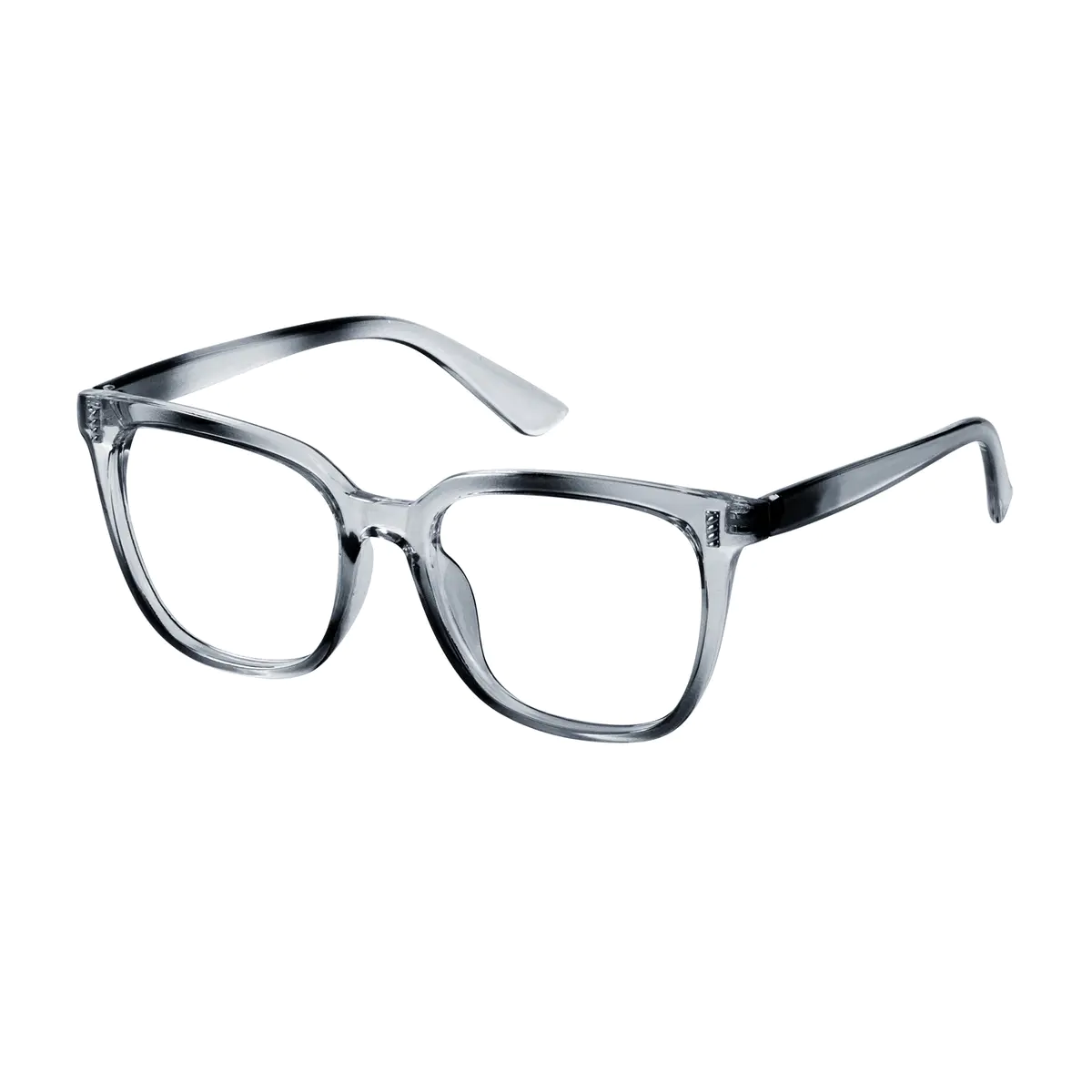 Square Gradient Gray Eyeglasses