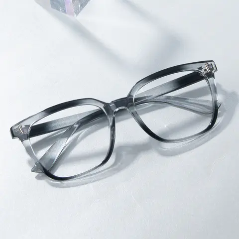 Square Gradient Gray Eyeglasses