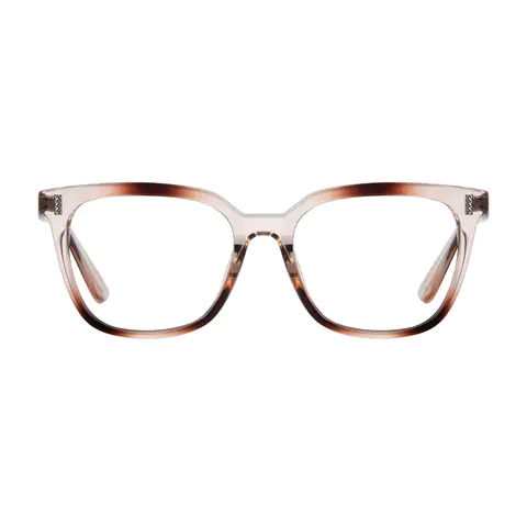 Square Gradient Brown Eyeglasses