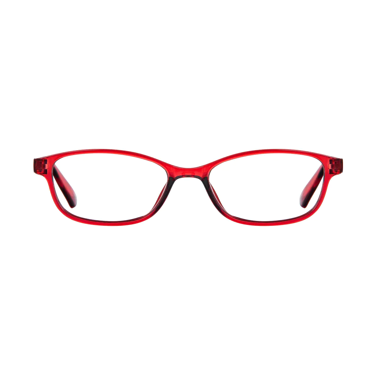Square Red Eyeglasses