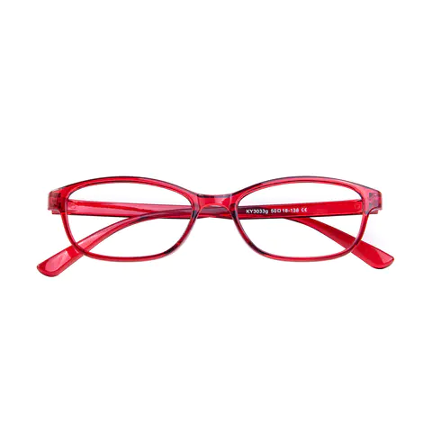 Square Red Eyeglasses