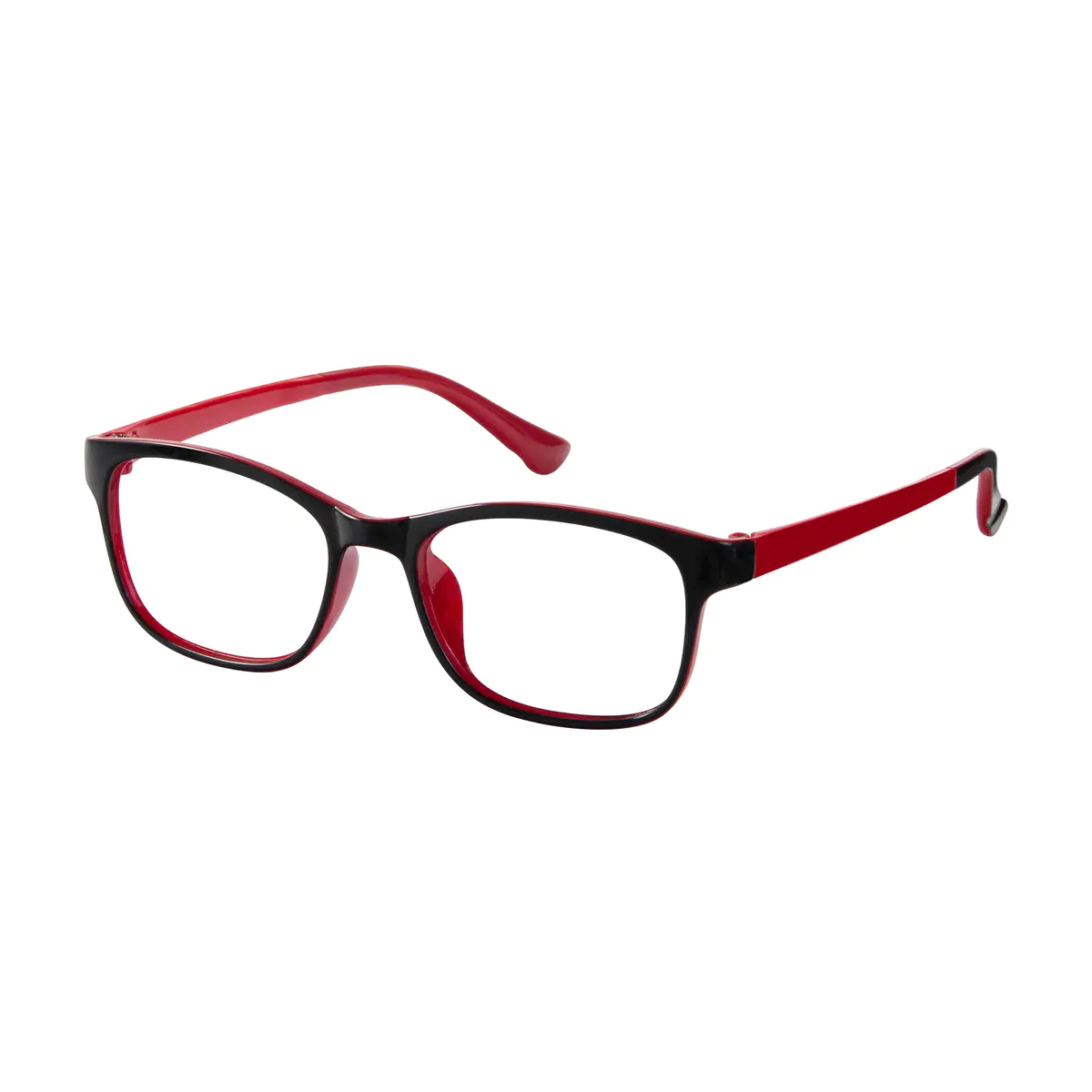 Square Red Eyeglasses