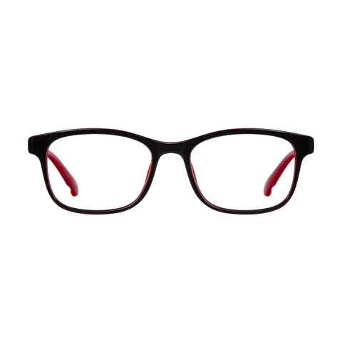 Square Red Eyeglasses