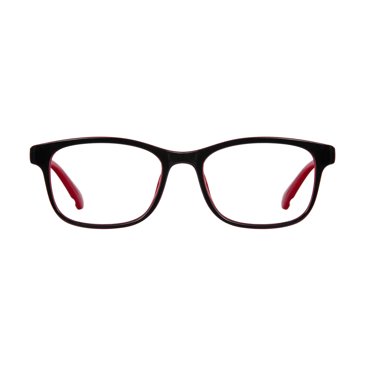 Square Red Eyeglasses