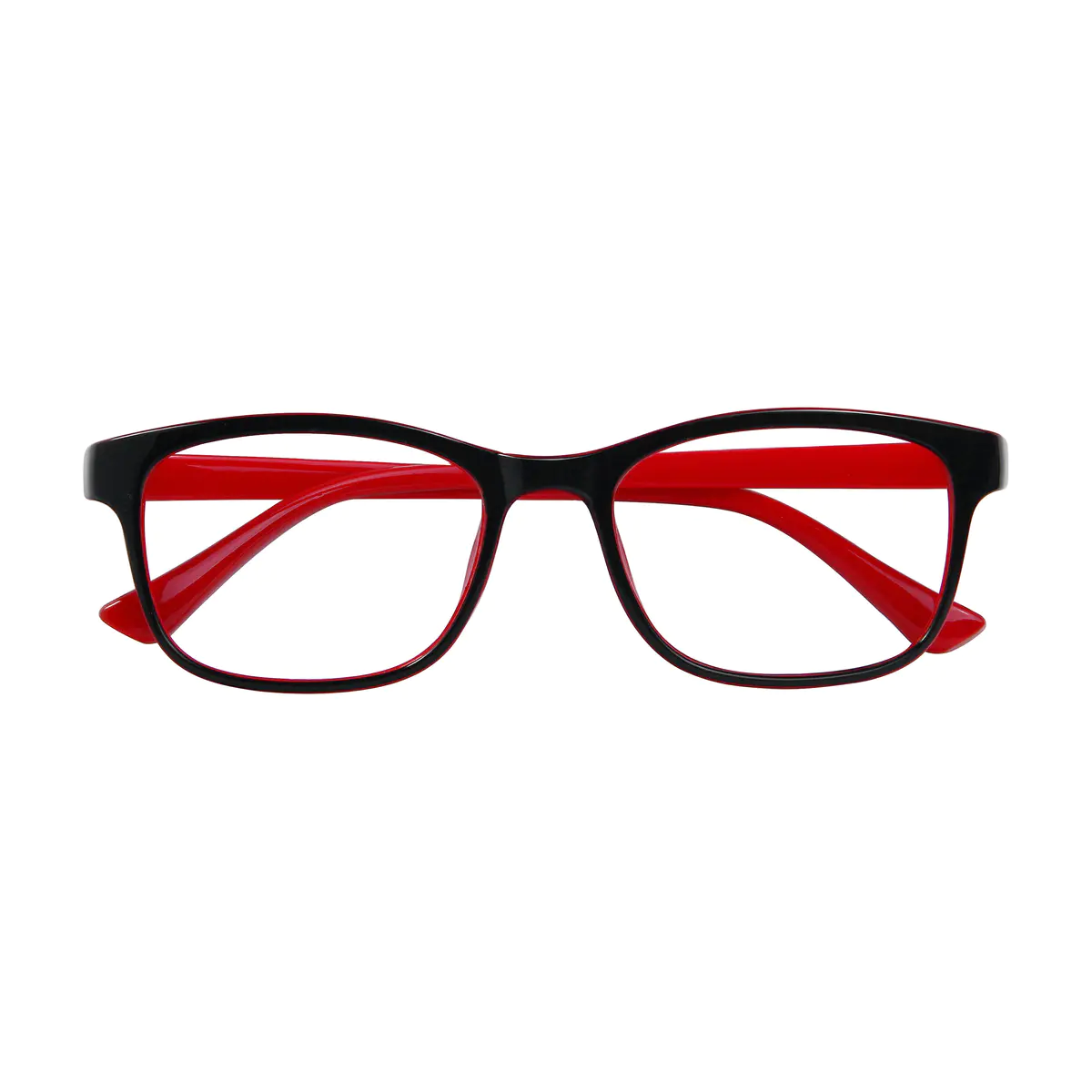 Square Red Eyeglasses