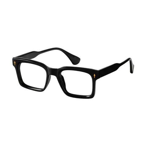 Square Black Eyeglasses