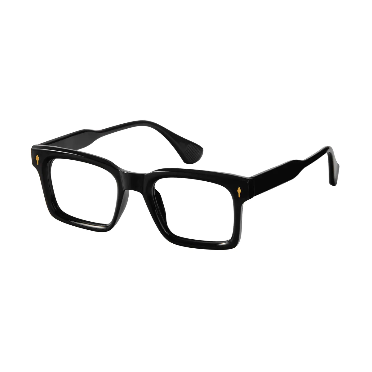 Square Black Eyeglasses