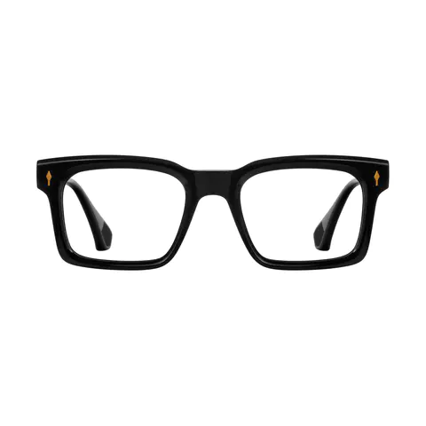Square Black Eyeglasses