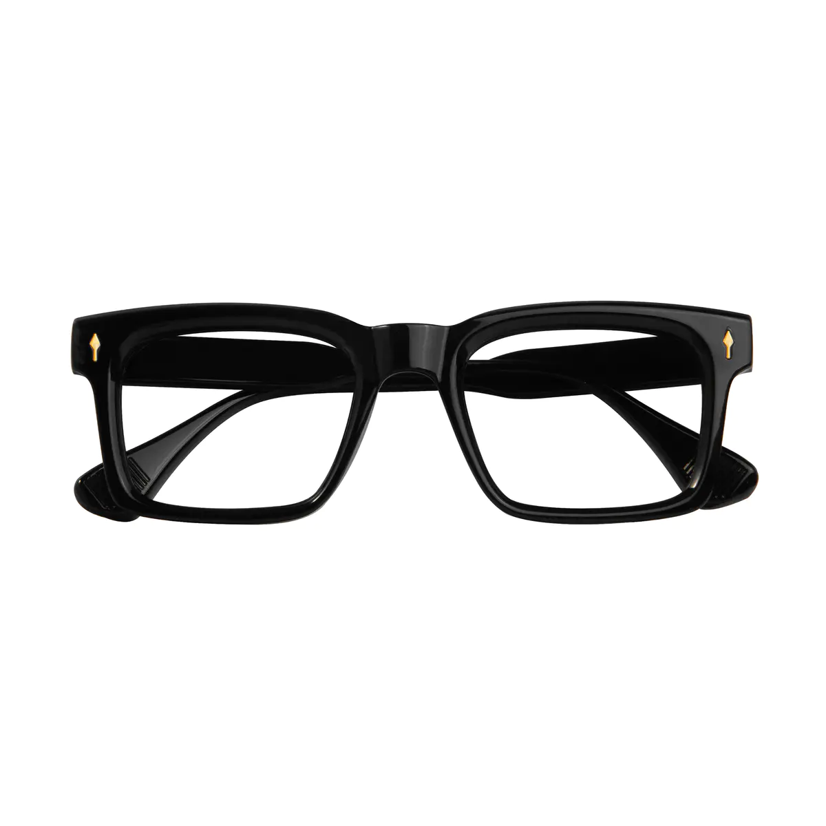 Square Black Eyeglasses
