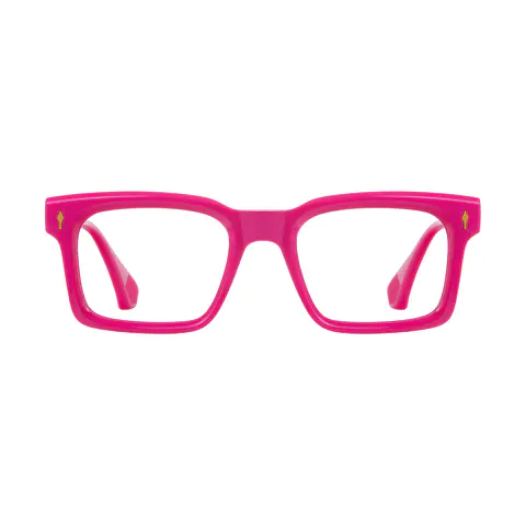 Square Pink Eyeglasses