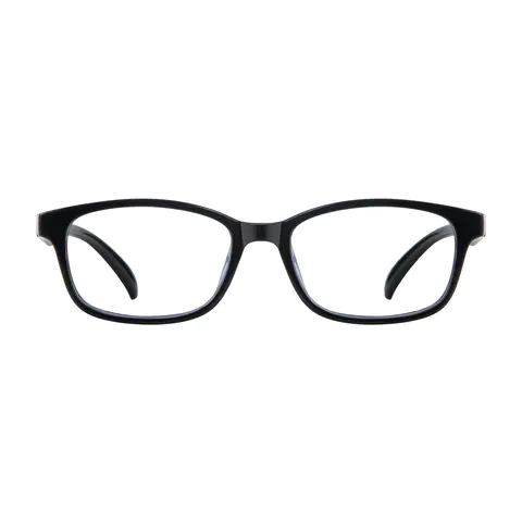 Rectangle Blue Eyeglasses