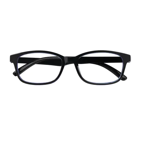 Rectangle Blue Eyeglasses