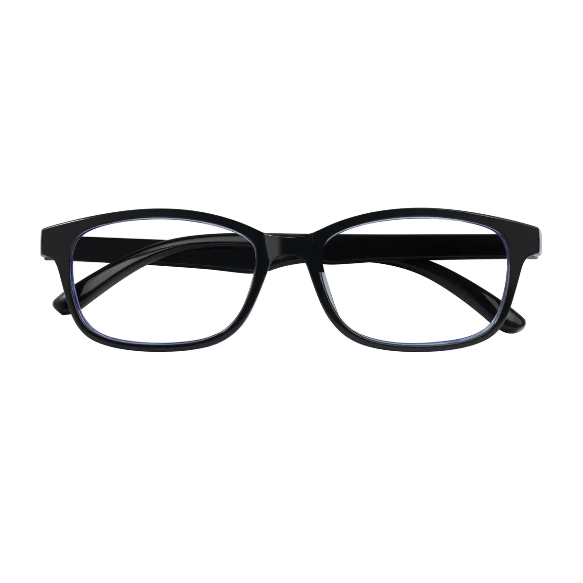Rectangle Blue Eyeglasses