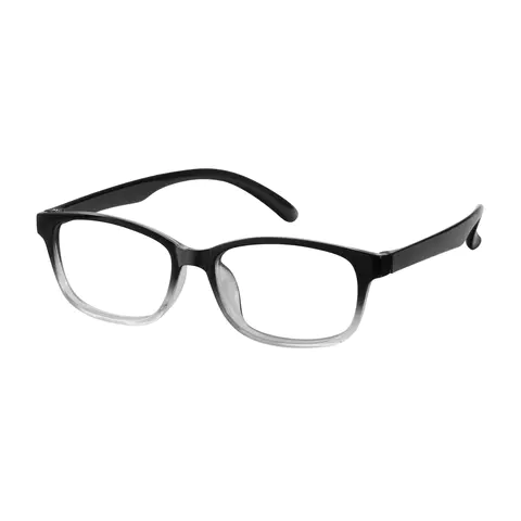 Rectangle Black/Clear Eyeglasses