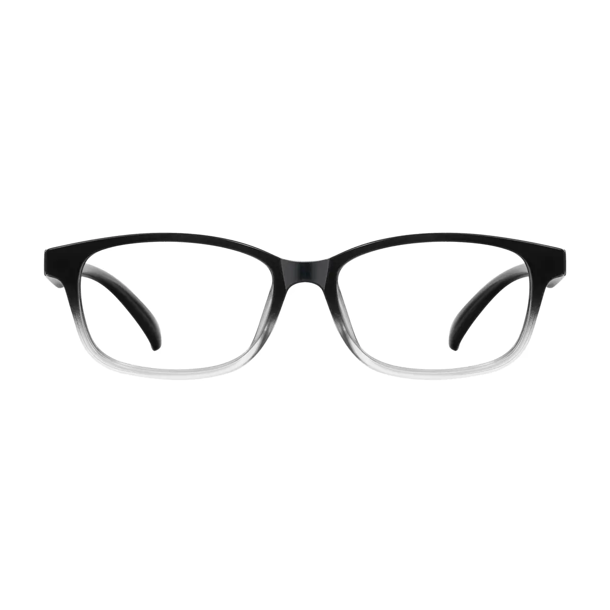 Rectangle Black/Clear Eyeglasses
