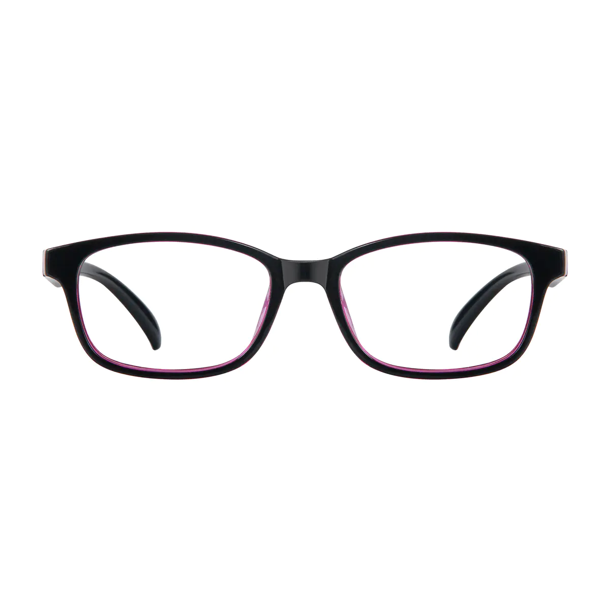 Rectangle Purple Eyeglasses