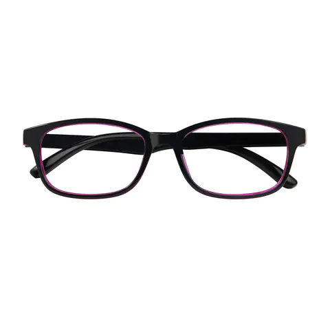 Rectangle Purple Eyeglasses