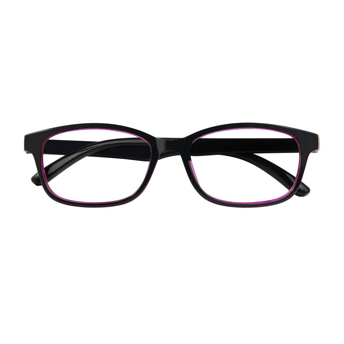 Rectangle Purple Eyeglasses