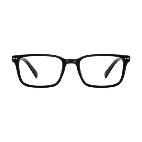 Rectangle Black Eyeglasses