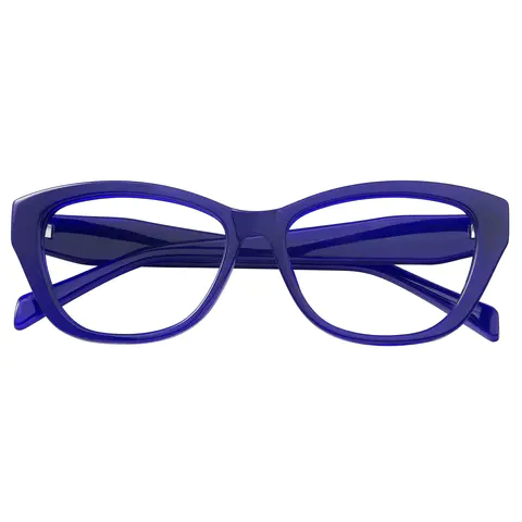 Cat-eye Blue Eyeglasses
