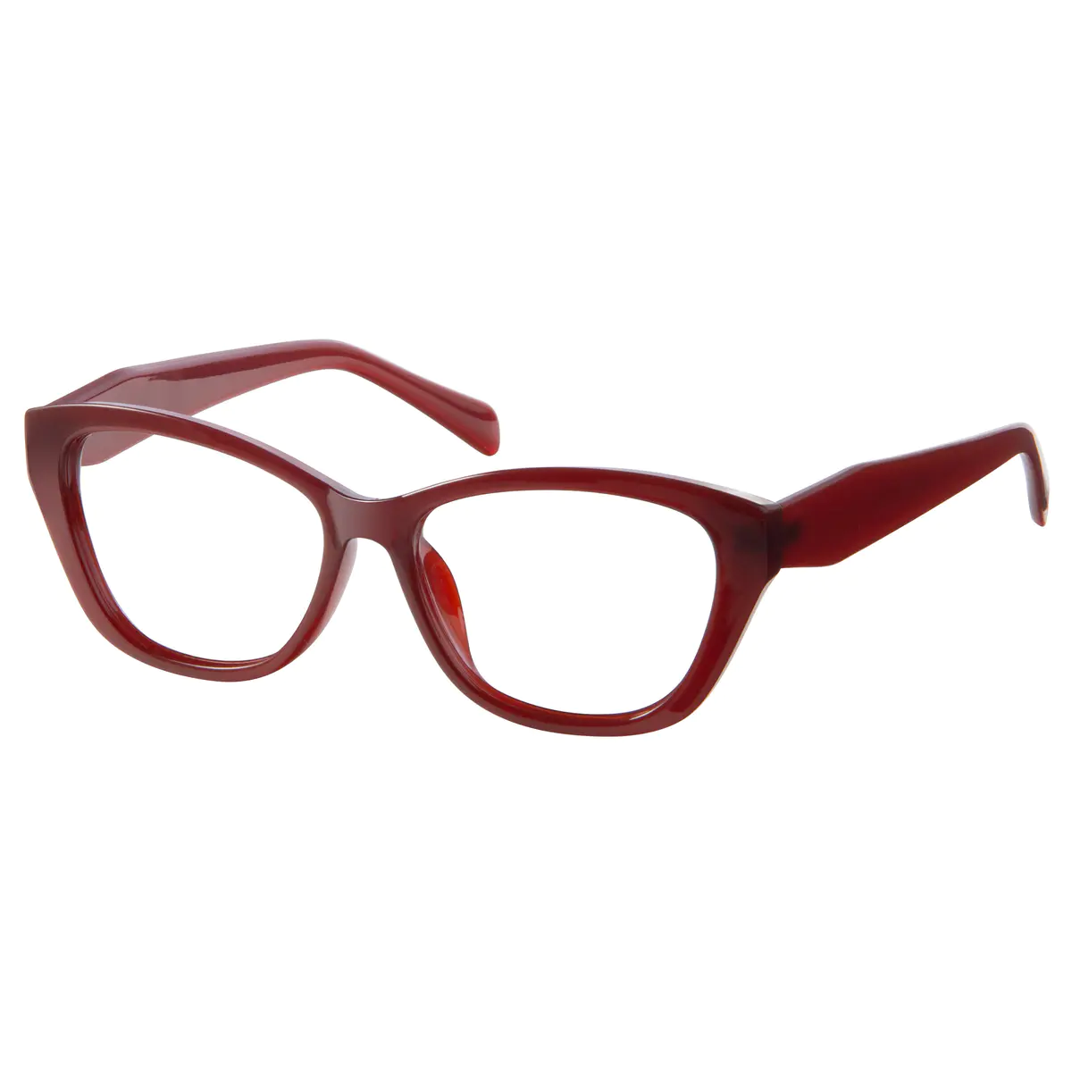 Cat-eye Wine Eyeglasses