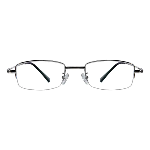Rectangle Silver Eyeglasses