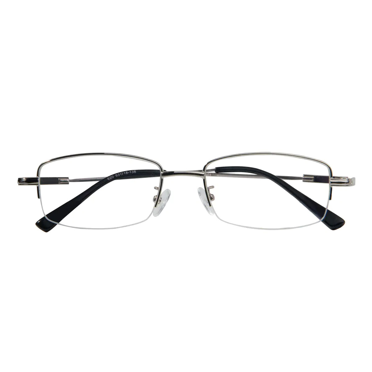 Rectangle Silver Eyeglasses