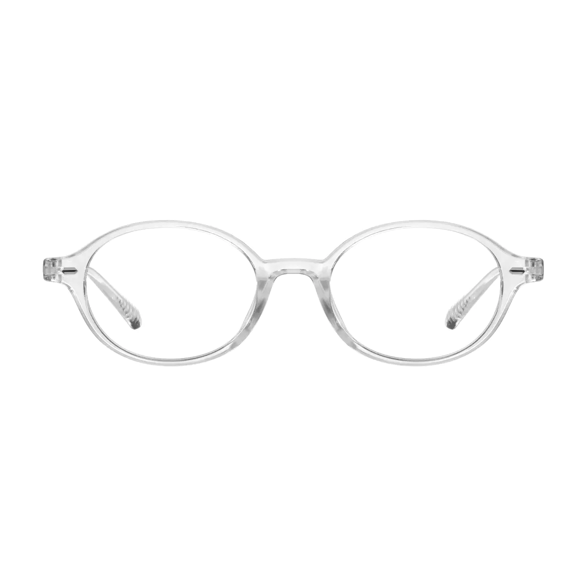 Oval Clear Eyeglasses