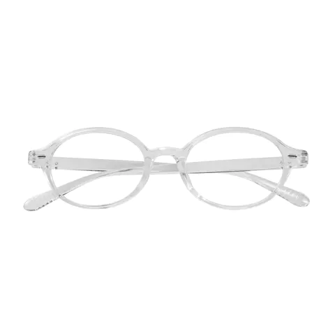 Oval Clear Eyeglasses