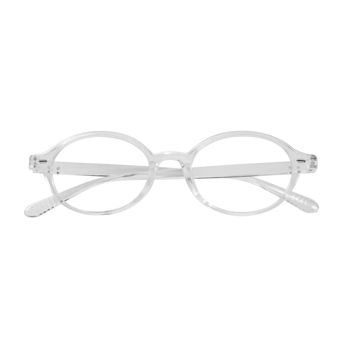 Oval Clear Eyeglasses