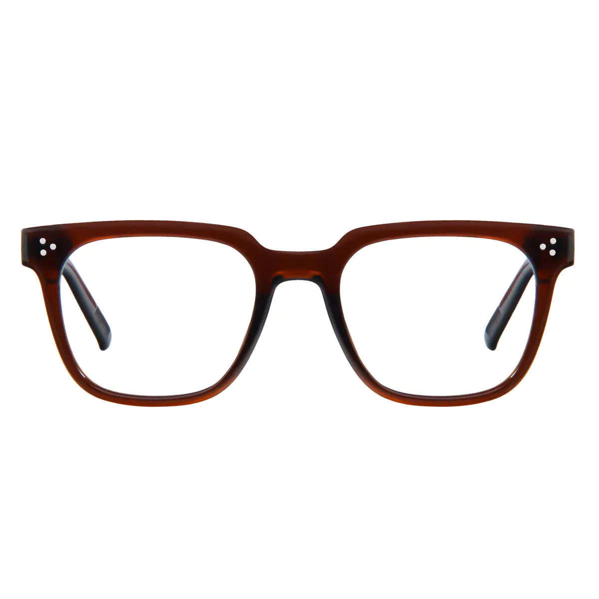 Square Transparent Brown