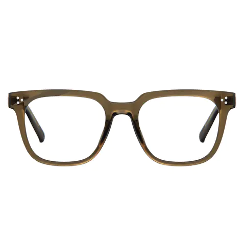Square Transparent Green