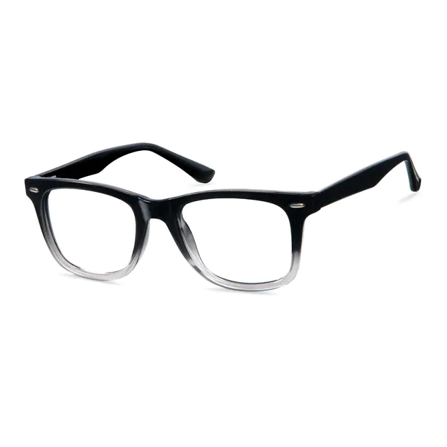 Square Gradient Gray Eyeglasses