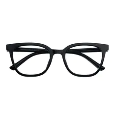 Square Black Eyeglasses