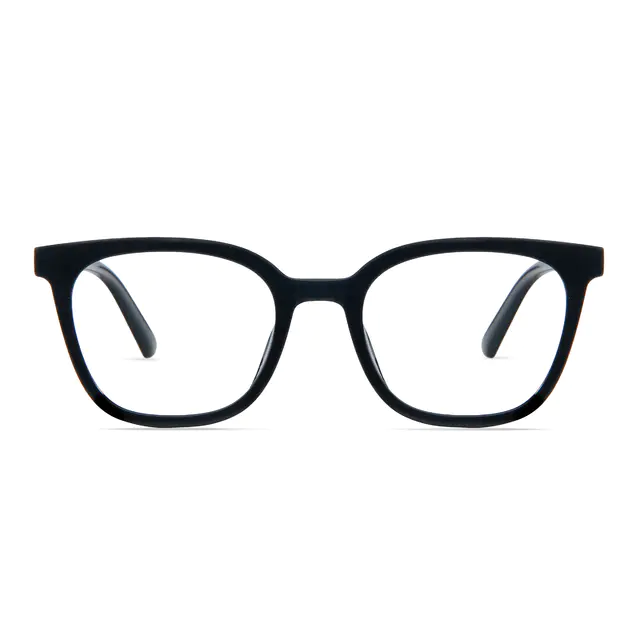 Square Black Eyeglasses